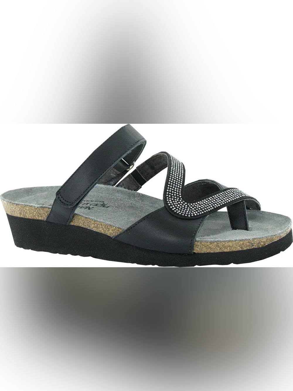 Naot Black Rhinestone Sandals - Size 38 (7)